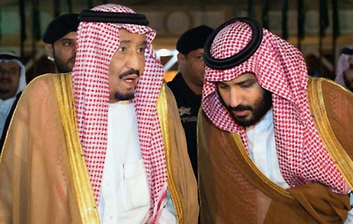 Raja Salman dan Putranya Mohammad bin Salman