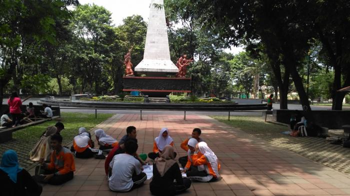 Taman Monumen 45 Banjarsari (Foto via tribun)