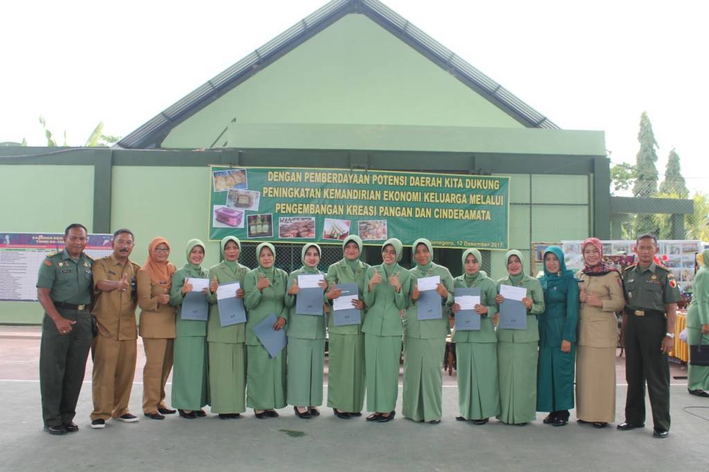 Kodim 0813 Bojonegoro menggelar kegiatan lomba pemberdayaan potensi perekonomian. Foto: Candra Yuniarti/Dok. Penrem