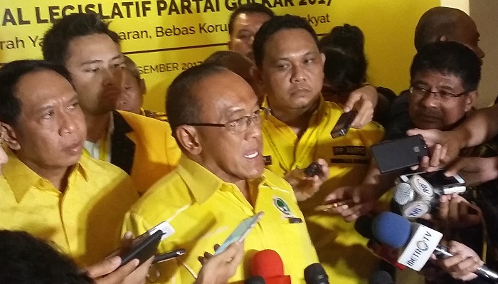 Ketua Dewan Pembina DPP Partai Golkar, Abu Rizal Bakri (ARB). Foto: Ucok Al Ayubbi/ NusantaraNews