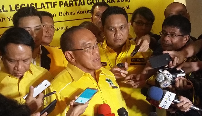 Ketua Dewan Pembina DPP Partai Golkar, Abu Rizal Bakri (ARB). Foto: Ucok Al Ayubbi/ NusantaraNews