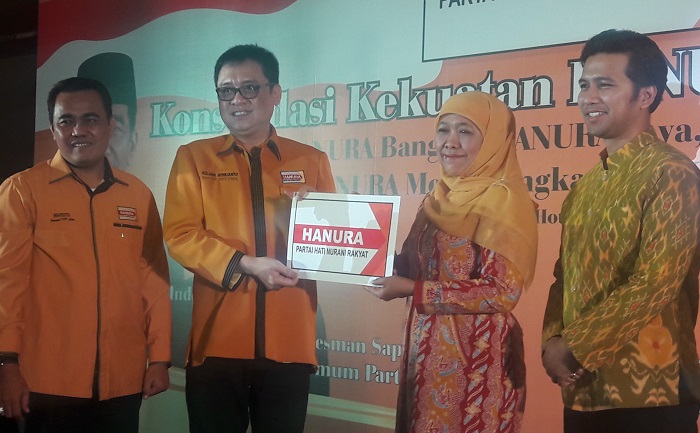 Hanura Dukung Khofifah dan Emil (Foto Tri Wahyudi)