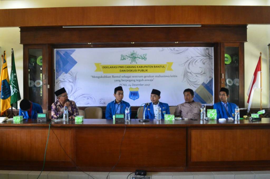 Deklarasi PC PMII Bantul, Daerah Istimewa Yogyakarta (DIY). Foto: Robiatul Adawiyah