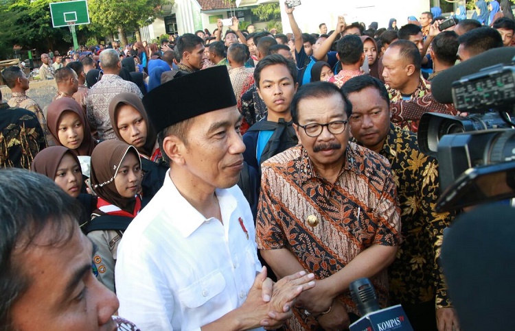 Jokowi Kunjungan Ke Pacitan (Foto Tri Wahyudi)