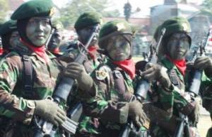 Prajurit Korps Wanita Angkatan Darat (Kowad). Foto: Dok. Puspen TNI