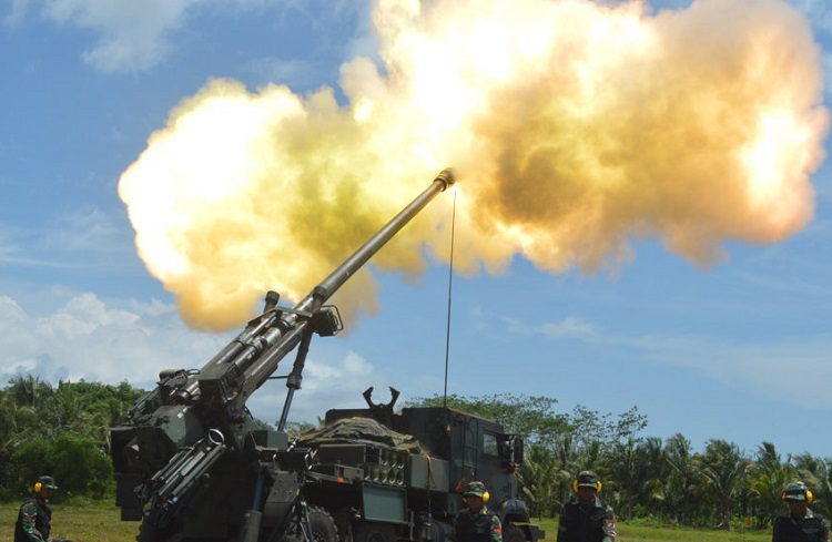 Meriam 122 MM (Foto TNI AD/Nusantaranews.co)