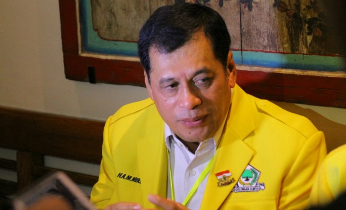 Ketua Harian DPP Partai Golkar Nurdin Halid. Foto: Dok. beritasatu