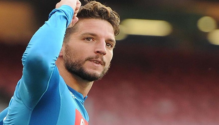 Striker Napoli berkebangsaan Belgia, Dries Mertens. Foto: Napoli