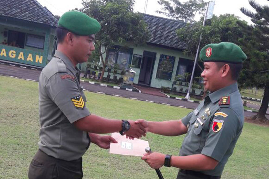 Pelepasan Anggota Dim 0801 Pacitan. Foto: Dok. Kodim 0801 Pacitan