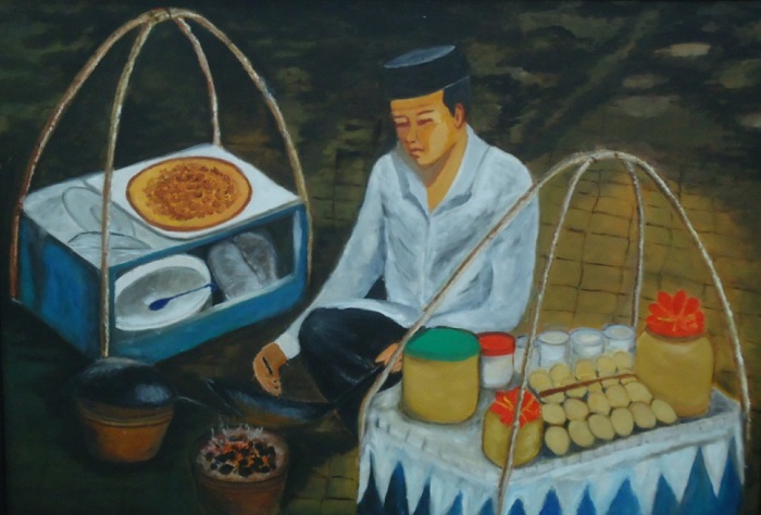 Penjual Kerak Telor (Ilustrasi). Foto: Dok. bene.is.me