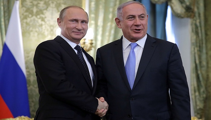 Perdana Menteri Israel dan Presiden Rusia