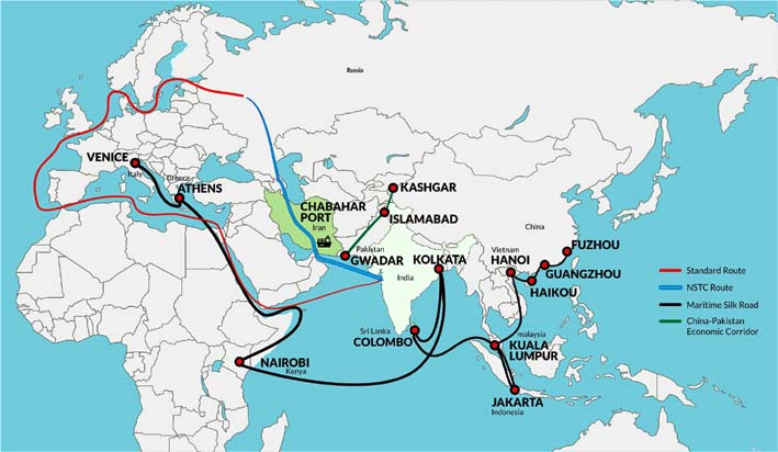 Posisi Strategis Port Chabahar Iran/Image cbnme.com