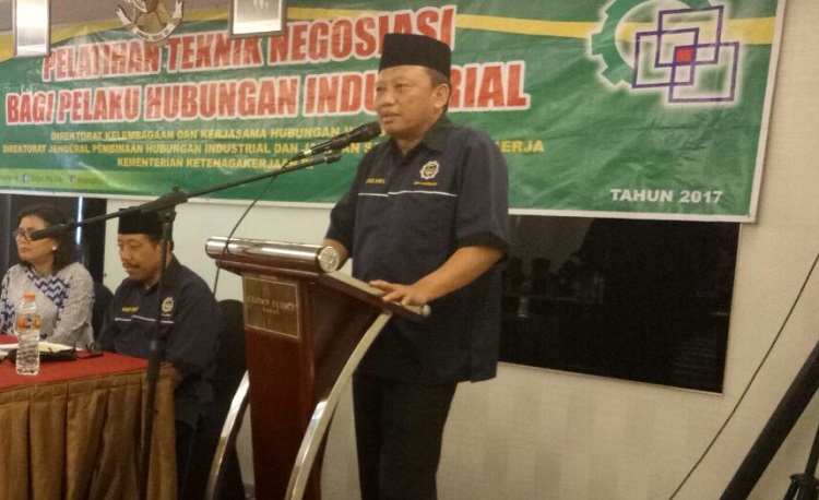 Presiden K-Sarbumusi, Syaiful Bahri Anshori (Foto Ucok A/Nusantaranews)