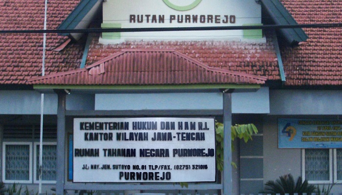 Rumah Tahanan (Rutan) Purworejo. Foto: Istimewa