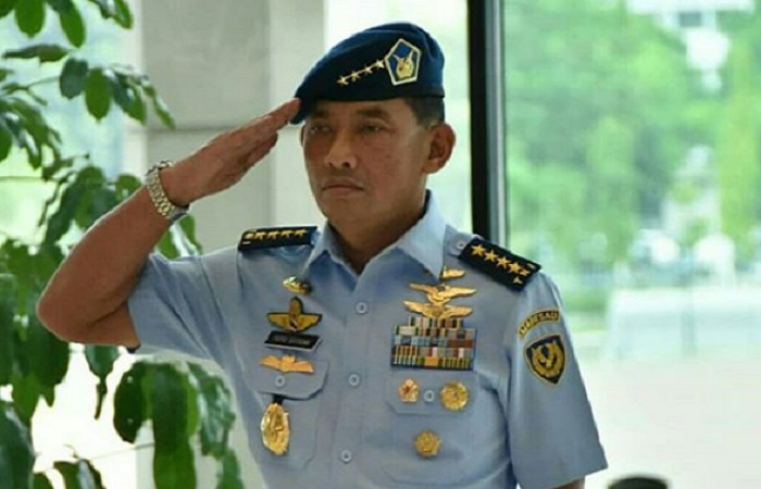 Marsekal Madya Yuyu Sutisna resmi menjabat sebagai Kepala Staf Angkatan Udara (KSAU). Foto: Puspen TNI