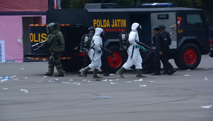 Barracuda Brigade Mobile (Brimob) Polda Jawa Timur. (Foto: Istimewa)