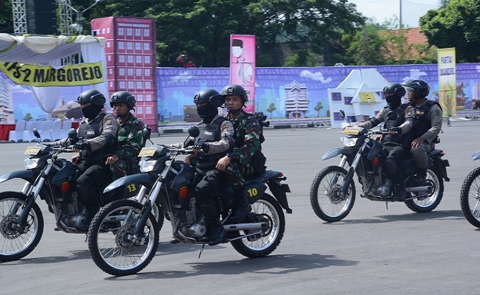 Pasukan bermotor TNI-Polri. (Foto: Istimewa)