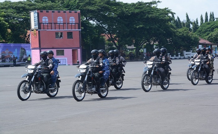 Pasukan bermotor TNI-Polri. (Foto: Istimewa)