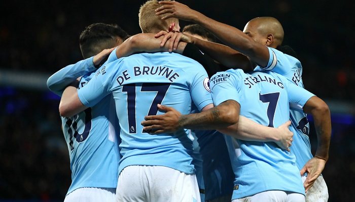 Manchester City sudah di ambang pintu juara Liga Primer musim 2017/2018.