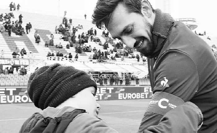 Kapten Fiorentina, Davide Astori. (Foto: AFP)