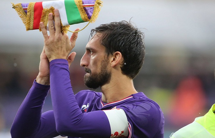 Kapten Fiorentina, Davide Astori meninggal dunia, Minggu (4/3/2018). (Foto: Dok. ACF Fiorentina/Twitter)