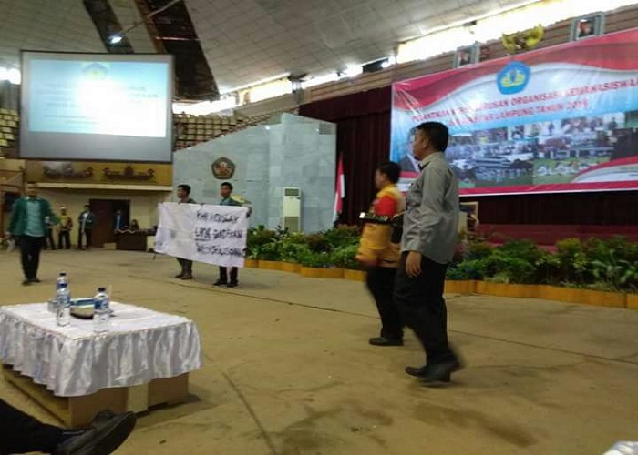 Badan Eksekutif Mahasiswa Universitas Lampung tolak pembentukan UKM Seni Baca Alquran (06/03/2018). (Foto: Riski Firmanto)