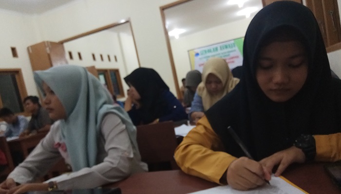 Sekolah Aswaja se- Bandarlampung di Pondok Pesantren Al Muttaqin, kemiling, Bandar Lampung pada Jumat-Minggu (23-25/03/2018). (FOTO; Riski Firmanto)