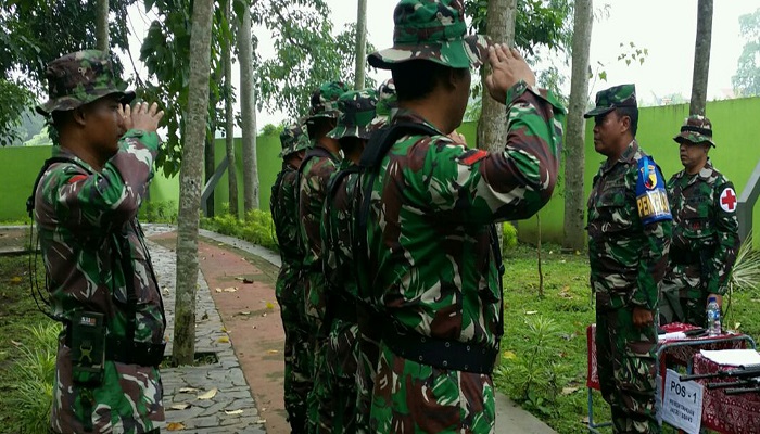 Latihan UPT dan UPJ prajurit TNI Kodim Tulungagung. (Foto: Istimewa)