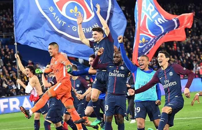 Kumpulkan 87 Poin Sudah Cukup Antarkan PSG Jadi Kampiun Ligue-1 Musim 2017-2018. (Foto: Twitter/PSG)