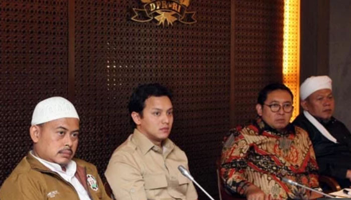 DPP PA 212 dan Fadli Zon di DPR. (FOTO: NUSANTARANEWS.CO)