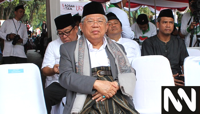 kh ma'ruf amin, kiai ma'ruf, ketua mui, kiai ma'ruf kecam teror, umat islam indonesia, ketua majelis ulama indonesia, nusantaranews