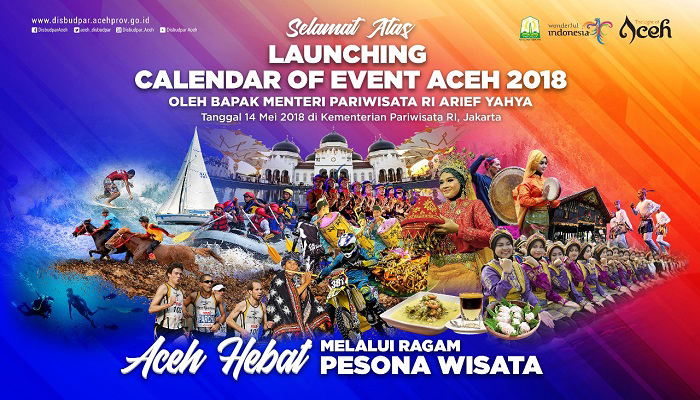 Menanti Rilis 'Aceh Hebat Melalui Ragam Pesona Wisata' dalam Calendar of Event 2018