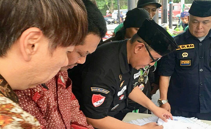 K.A.I tandatanganani Nota Kesepahaman dan Kerjasama dengan organisasi transportasi jasa online PPTJDI dan TEKAB. (FOTO: NUSANTARANEWS.CO/Istimewa)