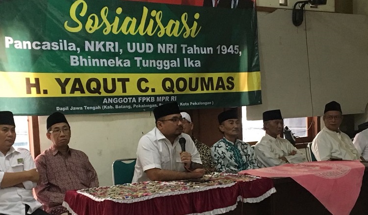 Gus Yaqut Sosialisasikan Empat Pilra (Foto Nusantaranews)