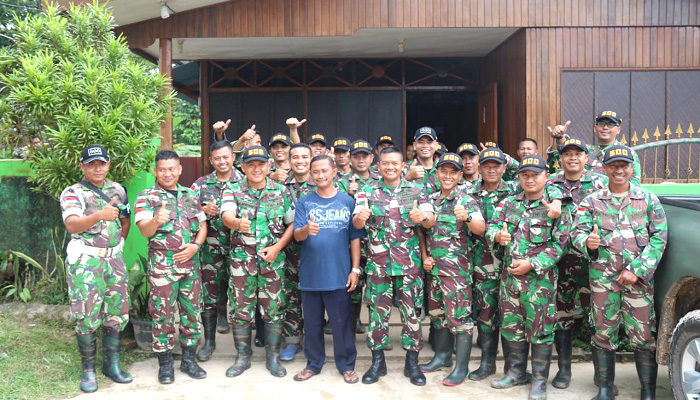 satgas pamtas yonif raider 500 sikatan, yonif raider 500 sikatan, perbatasan papua, indonesia-papua new guinea, prajurit yonif raider 500 sikatan, nusantaranews, boven digoel