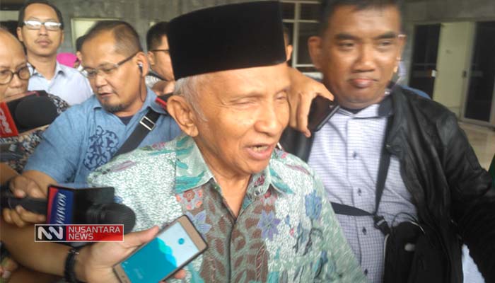 Amien Rais (Foto NUSANTARANEWS.CO/Romadhon)