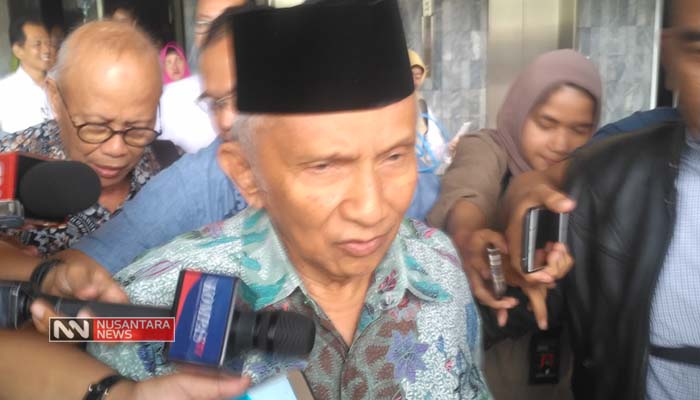 Amien Rais (Foto NUSANTARANEWS.CO/Romadhon)