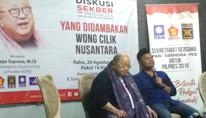 wong cilik nusantara, jaya suprana, founder muri, sekber indonesia, negara indonesia, penderitaan rakyat, rakyat kecil, pembela kemanusian, pak jay, kelirumologis, nusantaranews