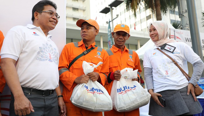 bumn, bumn untuk negeri, program bumn, bumn peduli, binaan bumn, jalan sehat bumn, keluarga bumn, kementerian bumn, bumn telkom, alex sinaga, menteri bumn, nusantaranews