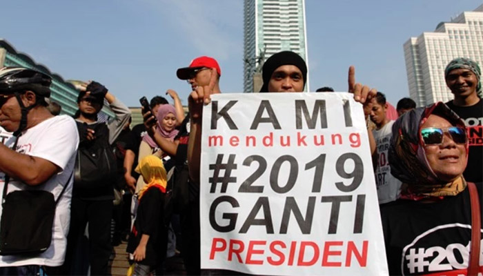 Masyarakat Suarakan 2019 Ganti Presiden (Foto Credit)