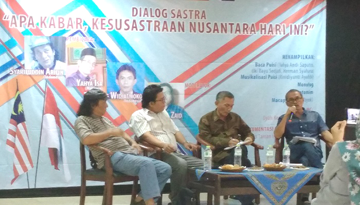 kesusastraan nusantara, sasrta reboan, kesenian nusantara, penyair nusantara, seniman indonesia, seniman malaysia, dialog sastra nusantara, nusantaranews