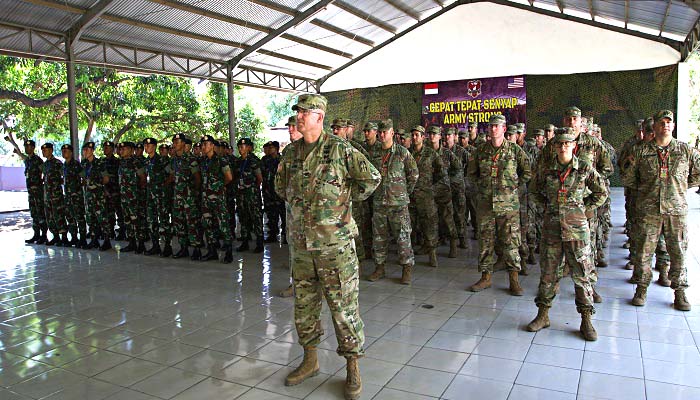 us army pasific, garuda shield, latihan bersama, latihan garuda shield 2018, kostrad, divisi infanteri 2 kostrad, tentara hawaii, pasukan indo-pasific, nusantaranews