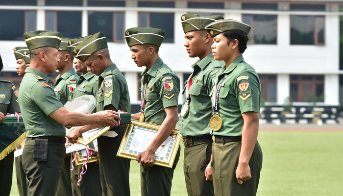 jenderal mulyono, personel tni ad, prajurit tni, atlet tni, kenaikan pangkat, pangkat luar biasa, serda rifki, serma timbul, serka ratno, serka yonatan, sertu kristianus, serda andri, serda uswatun, naik pangkat, nusantaranews