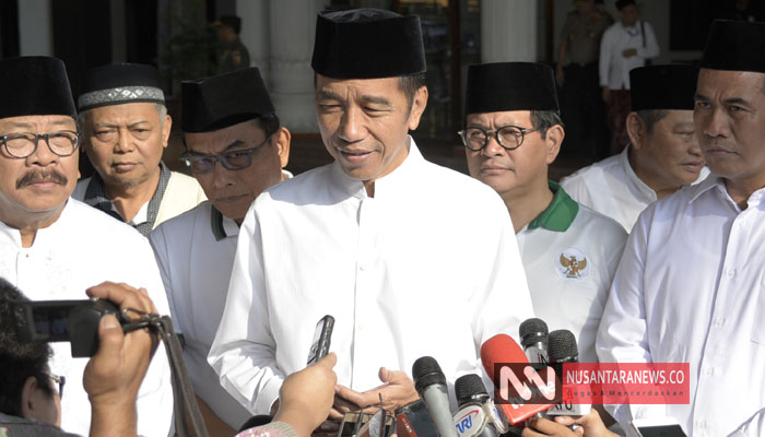 Jokowi Saat Berkunjung ke Jatim, Minggu (28/10/2018). (Foto: Tri Wahyudi/NUSANTARANEWS.CO)