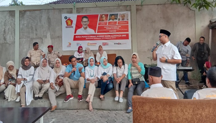 sandiaga uno, cawapres prabowo, anggawira, partai gerindra, gerindra cirebon, cirebon, cirebon raya, pemenangan prabowo-sandi, pemenangan nasional, nusantaranews, nusantara news, nusantara