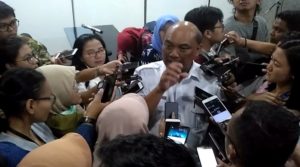 Ketua Komite Nasional Kecelakaan Terbang (KNKT) Soerjanto Thahjono. (FOTO: NUSANTARANEWS.CO/Romadhon)