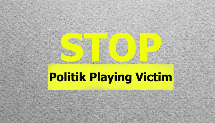 Stop Politik Playing Victim (Ilustrasi Nusantaranews.co)