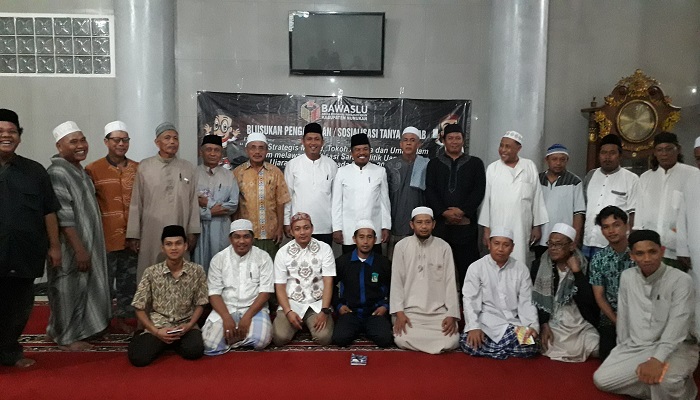 politisasi sara, bawaslu nunukan, gandeng pengurus masjid, nunukan, kaltara, nusantaranews