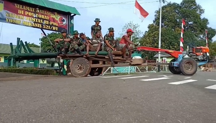 suku yei, kabupaten merauke, satgas yonmek, pembangunan merauke, nusantaranews, apsolon kapiter, satgas pamtas, pembangunan penerangan jalan, kampung toray