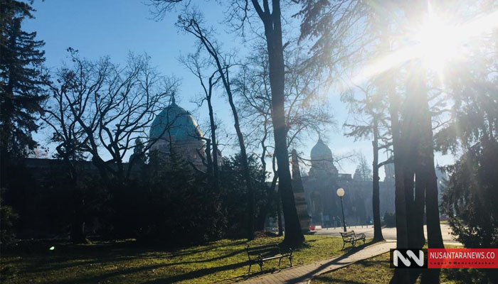 Pesona menakjubkan dari pemandangan di luar Makam Mirogoj di Zagreb (Foto Dok. NUSANTARANEWS.CO)